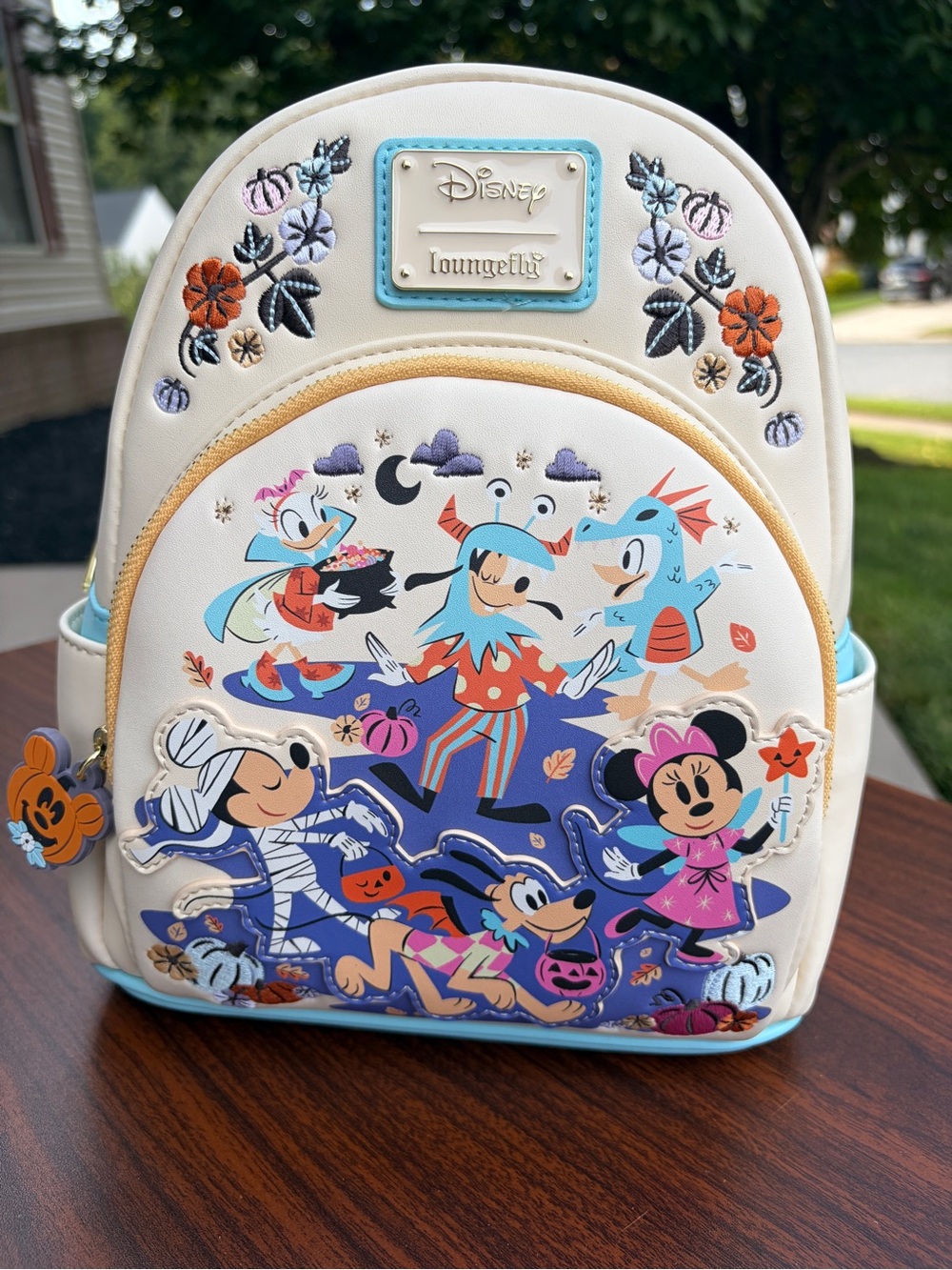 Loungefly Disney Mickey & Friends Halloween Costume Mini Backpack NWT